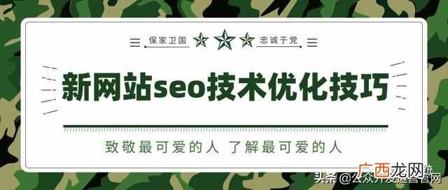 新网站seo技术优化技巧