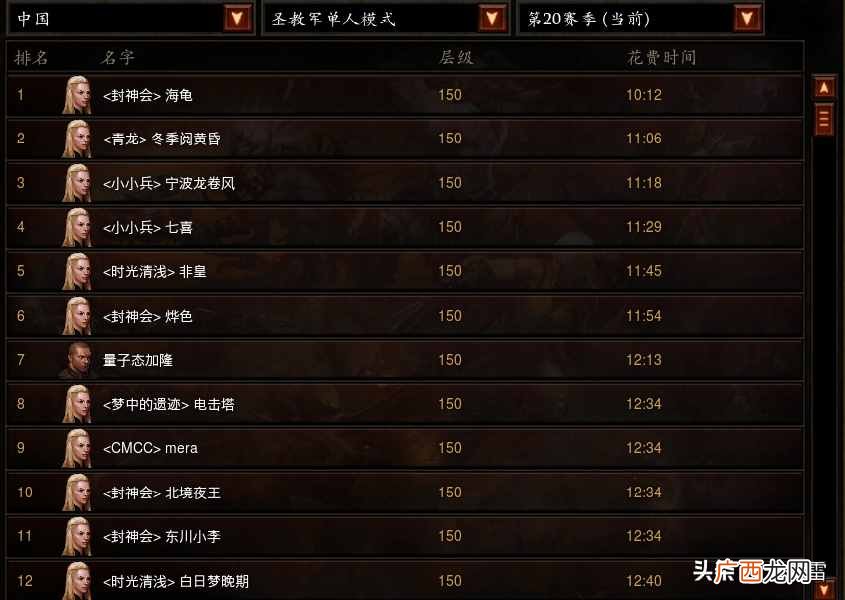 暗黑3最强的7个职业大揭秘 2020赛季暗黑3单刷最强职业