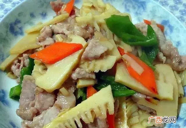 鲜竹笋炒肉的做法及营养价值