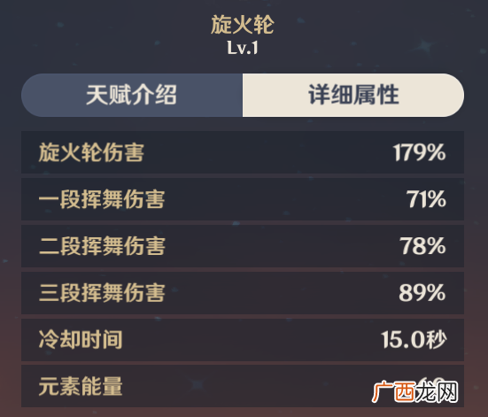 原神香菱技能属性图鉴