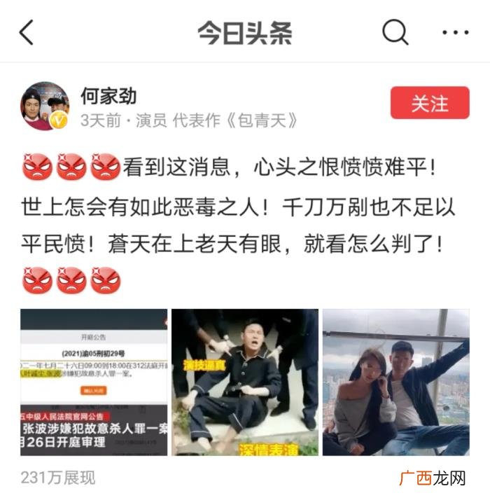 细数南侠何家劲的情义江湖 何家劲老婆