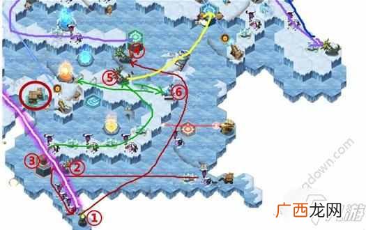 剑与远征霜息冰原路线攻略 剑与远征霜息冰原路线宝箱位置推荐