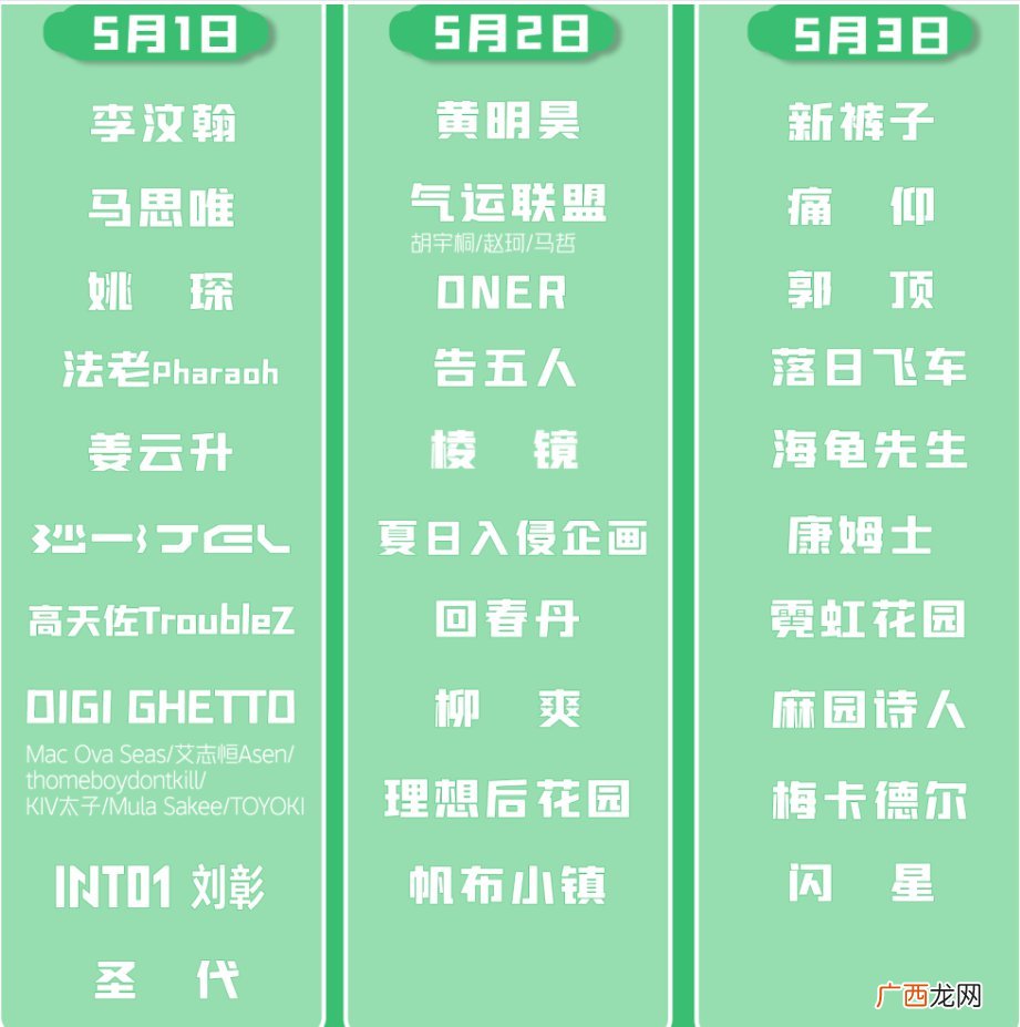 常州第五届太湖湾音乐节演出乐队嘉宾