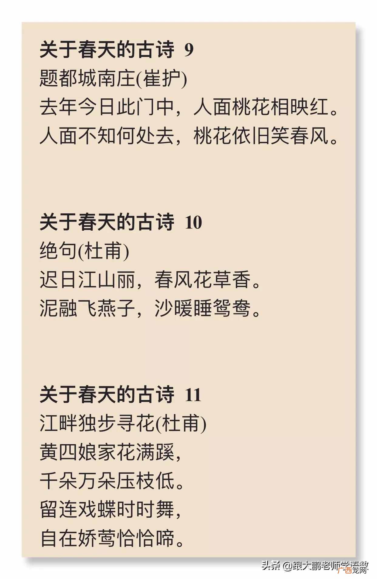 赞美春天的优美句子 赞美春天的古诗有哪些