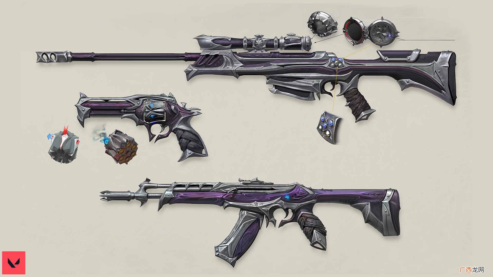 《Valorant》开发日志：武器造型的工艺与幻想