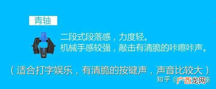 2种颜色机械键盘手感分析 黑轴和青轴的区别在哪