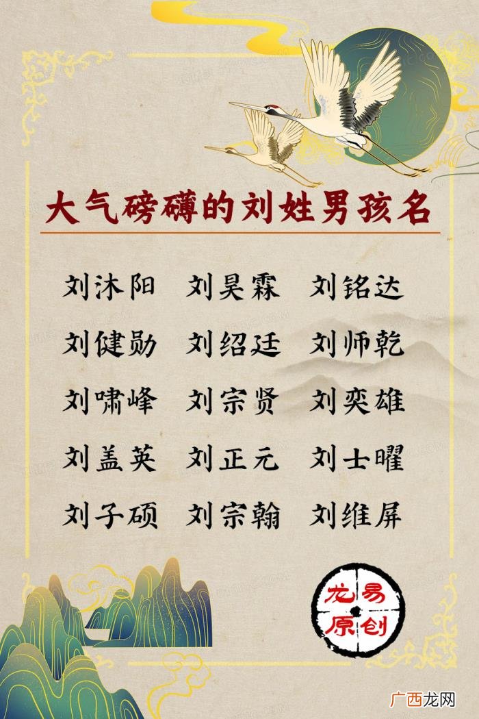 刘姓名字大全男孩名字，天生不凡的刘姓男孩名