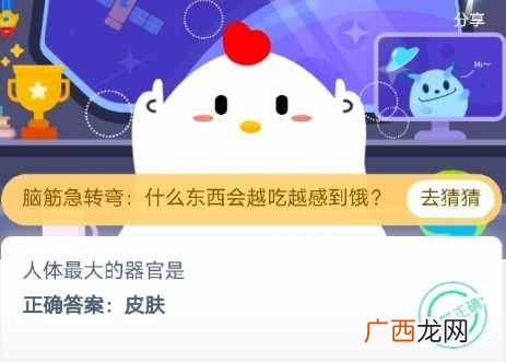 河马在水里如何移动的？人体最大的器官是什么？6月22日今日答案公布