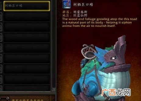 魔兽世界9.0暗影国度青蛙坐骑获得方法