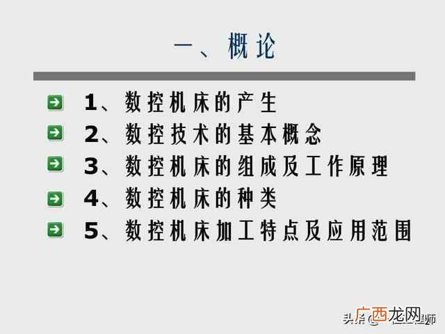 数控技术的基本概念 数控技术