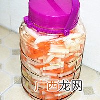 糖醋爽脆腌萝卜条