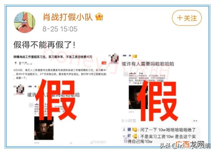 肖战工作室招聘信息怎么查，网曝肖战工作室招实习生