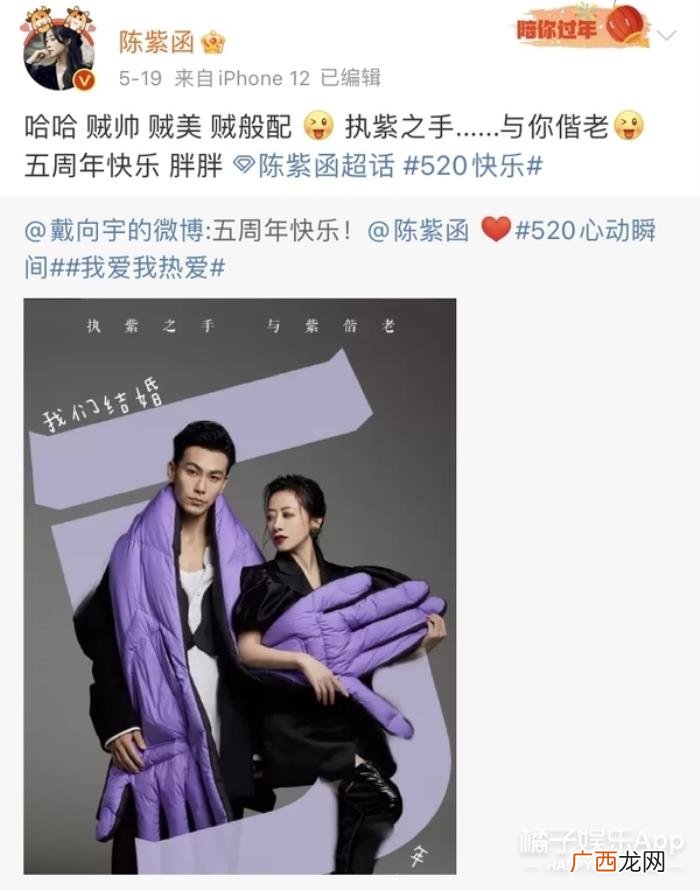 戴向宇陈紫函，欢迎收看陈紫函戴向宇的爱情实录