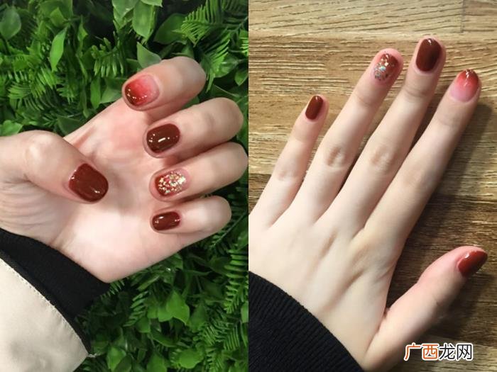 最适合短指甲的新年美甲图片 短指甲美甲图案