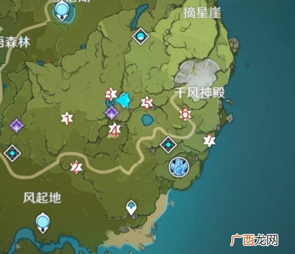 原神星落之地陨星碎片位置在哪里