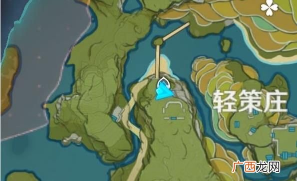 原神轻策山庄陨星碎屑点位位置在哪