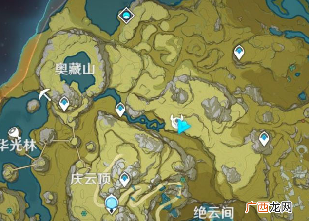 原神1.1版本宝箱刷新分布图
