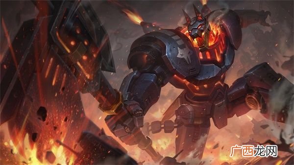 LOL英雄联盟战地机甲内瑟斯皮肤特效展示