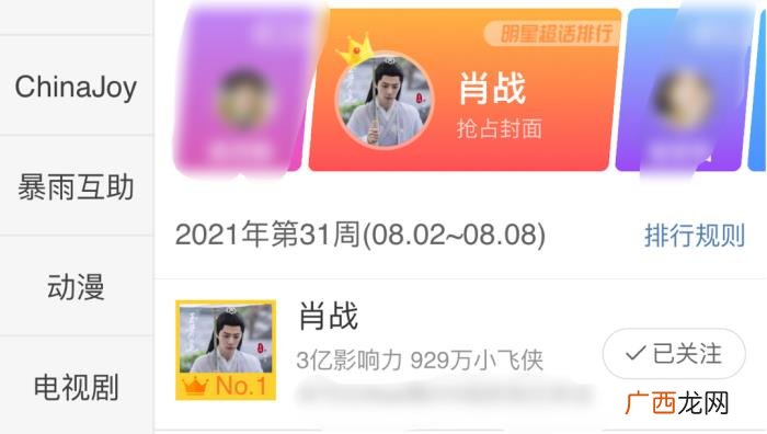 肖战微博年度影响力人物,肖战超话影响力破3亿