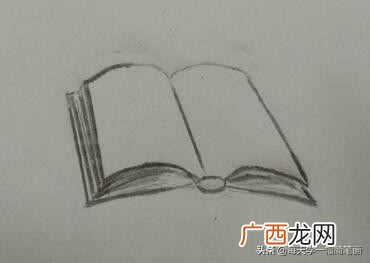 零基础必看其画法五步骤 怎么画翻开的书简笔画