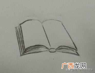 零基础必看其画法五步骤 怎么画翻开的书简笔画