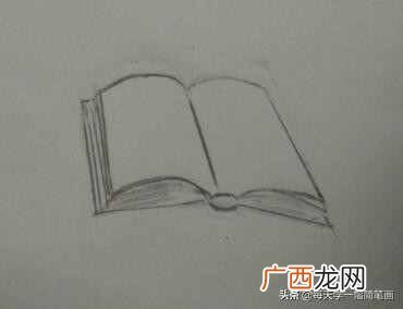 零基础必看其画法五步骤 怎么画翻开的书简笔画