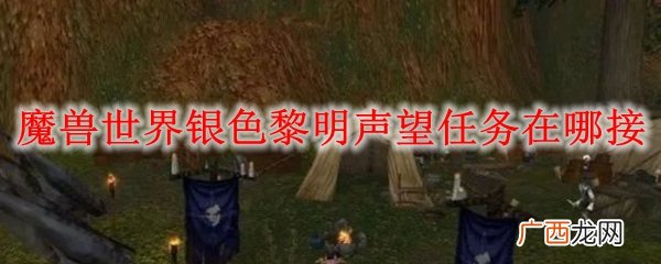 魔兽世界怀旧服银色黎明声望任务接取方法