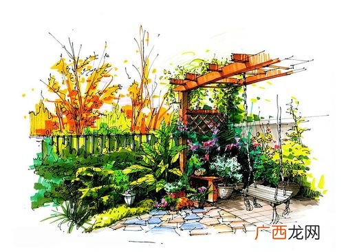 园林建筑设计图手绘 手绘 园林