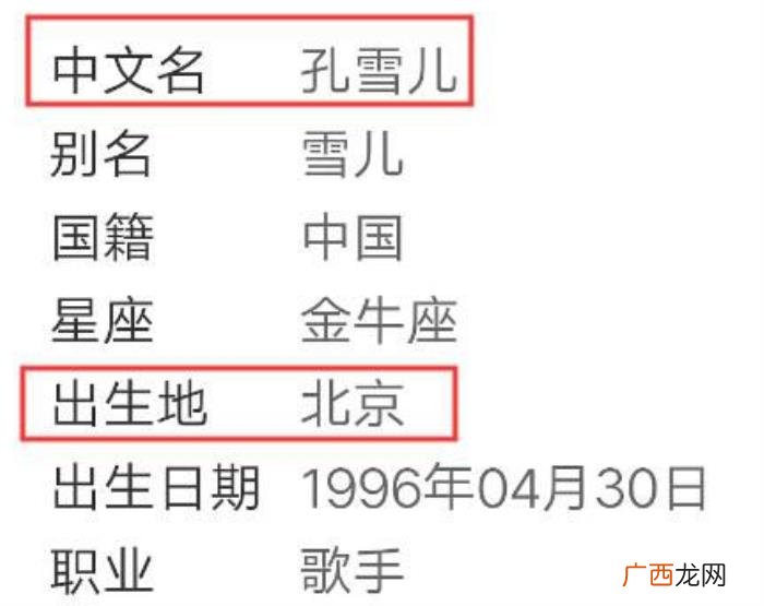孔雪儿被扒隐瞒真实出生地 孔雪儿怎么了
