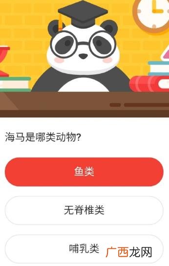 海马是哪类动物?