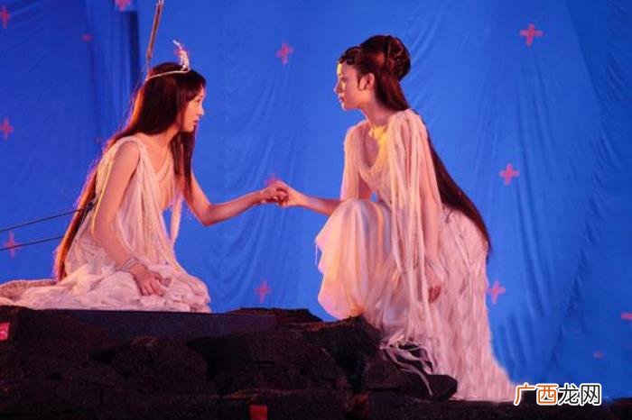 如画里走出来的牡丹小仙女 画壁牡丹扮演者