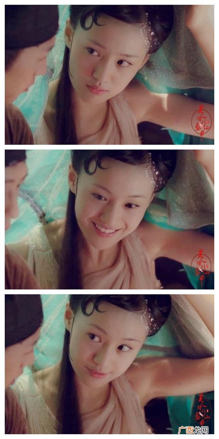 如画里走出来的牡丹小仙女 画壁牡丹扮演者