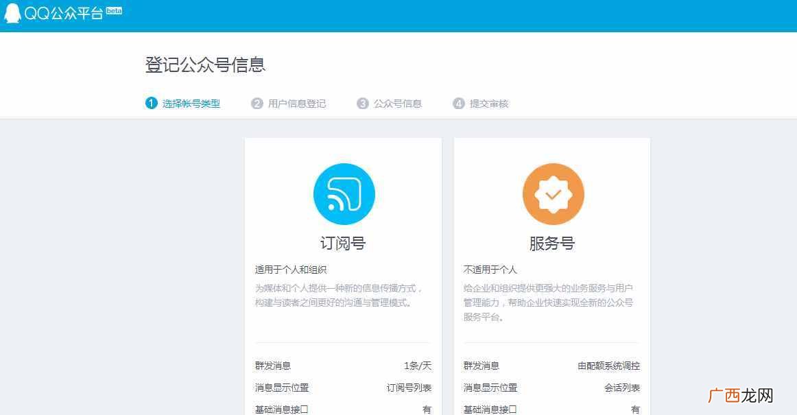 手把手教你申请QQ公众帐号 qq公众号申请注册