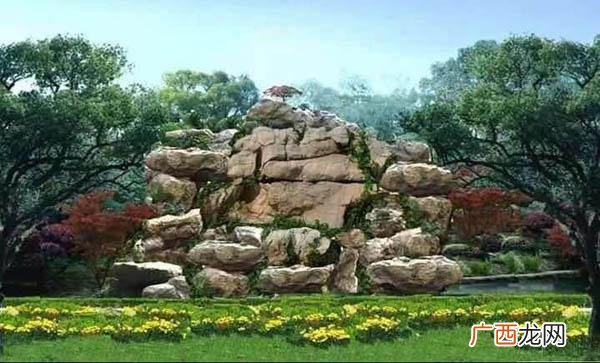 简单假山图片大全 园林假山效果图