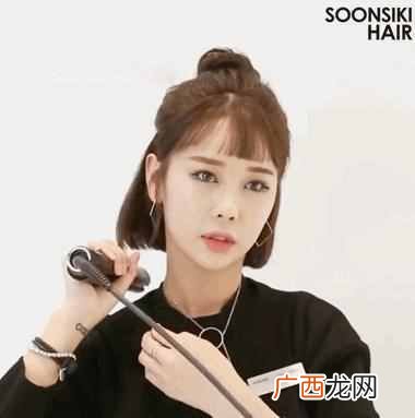 学盘发扎发 短发怎么扎
