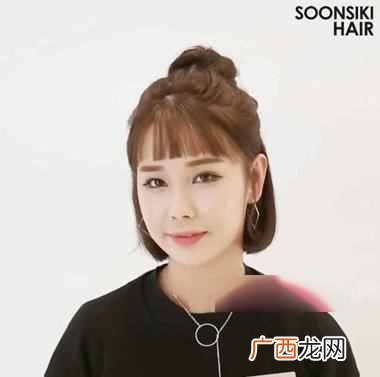 学盘发扎发 短发怎么扎