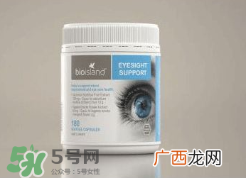 Bioisland越桔精华蓝莓素叶黄素护眼胶囊说明书_怎么吃