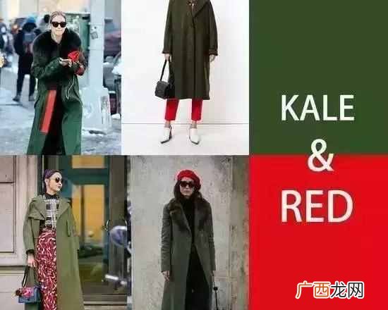 军绿色外套内搭什么颜色（女性军绿色大衣配色