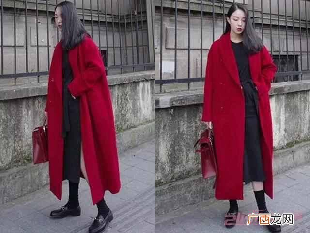 红色的外套配什么颜色的打底衫好看吗（女生红
