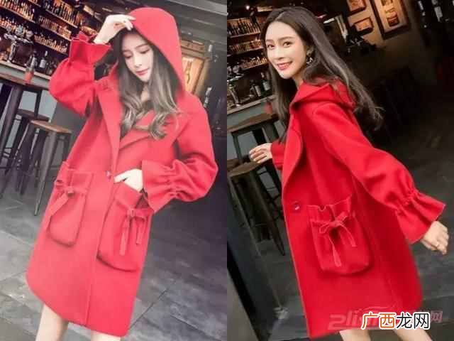 红色的外套配什么颜色的打底衫好看吗（女生红