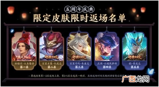 王者荣耀游戏礼品站预定返场皮肤预抽免单活动详情