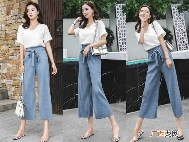 夏季阔腿裤配什么上衣（女生穿阔腿裤配什么上