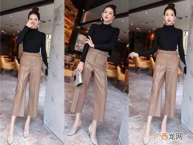 女生皮裤配什么上衣 皮裤搭什么衣服好看呢