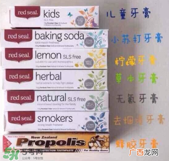 RedSeal红印牙膏怎么选?RedSeal红印牙膏有哪几款?