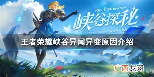 王者荣耀峡谷异变的原因答案