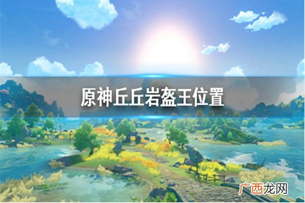 原神丘丘岩盔王分布位置图文介绍