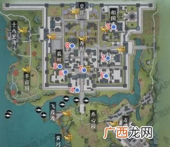 天涯明月刀手游开封墨宝集位置大全