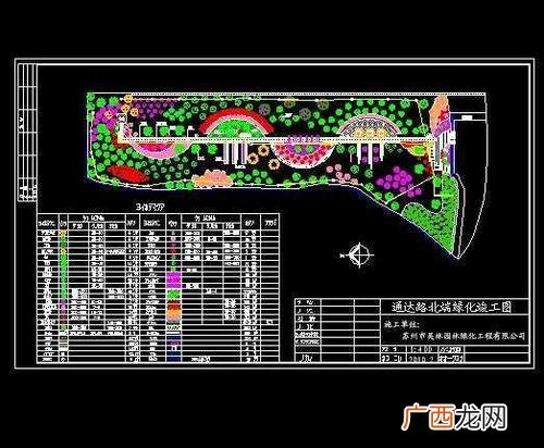 园林竣工图绘制教程 园林竣工图范本