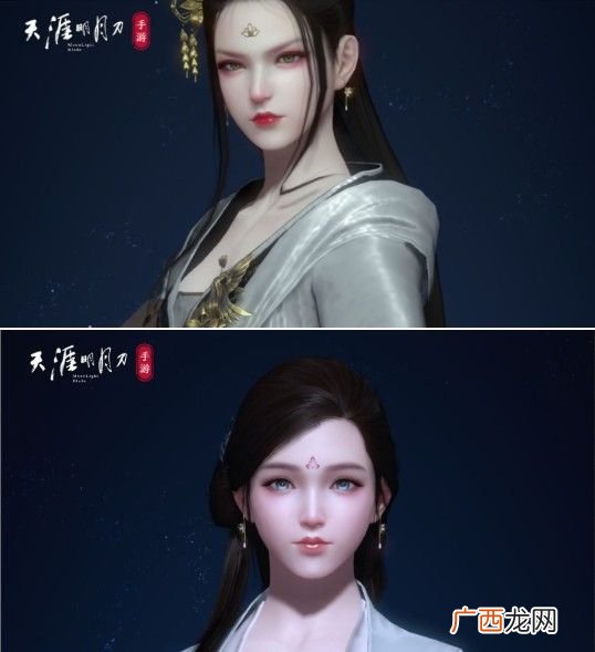 天涯明月刀手游女角色捏脸数据大全