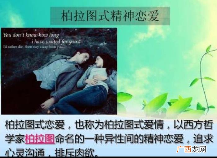 什么是柏拉图式的爱情，柏拉图式的爱情是啥